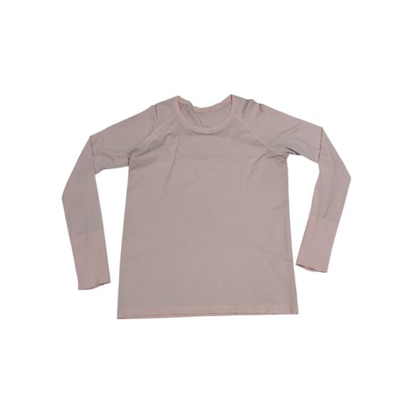 Lululemon Swiftly Tech Long Sleeve Crew Neck Shirt Womens 14 Smoky Blush Pink - Picture 1 of 6